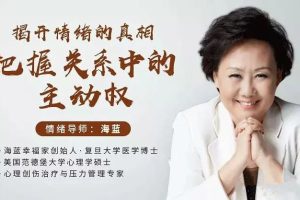 《海蓝老师的情绪流个案课》揭开情绪的真相，把握关系中的主动权大小15.1GB