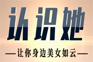 《认识她（教你快速认识你喜欢的女孩）》爱上情感系列课网盘下载3.4GB