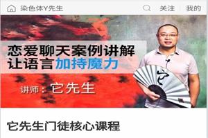 《它先生门徒核心课》黑猫染色体系列课网盘下载2GB