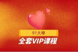 91大神全套VIP课程网盘下载1.3GB
