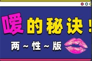 《嗳的秘诀两性版：迅速提升嘴上功夫》网盘下载722MB