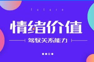 《驾驭关系的能力：情绪价值》网盘下载427.2MB