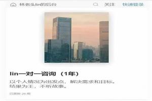 林老头《lin一对一咨询课（1年）》网盘下载2.1GB