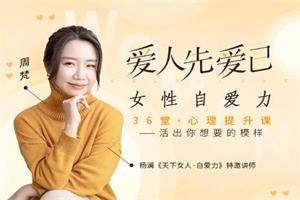 周梵《爱人先爱己，女性自爱力》36堂心理提升课 音频课程+文字稿
